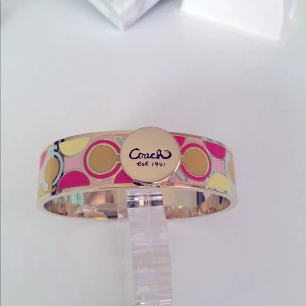Coach Hinged Bangle - Picture 3 of 14